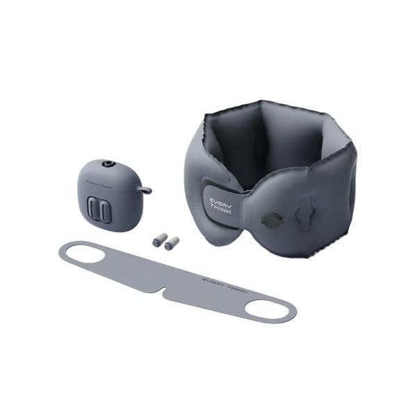 捲捲旅行充氣三件組(頸枕+眼罩+耳塞) 