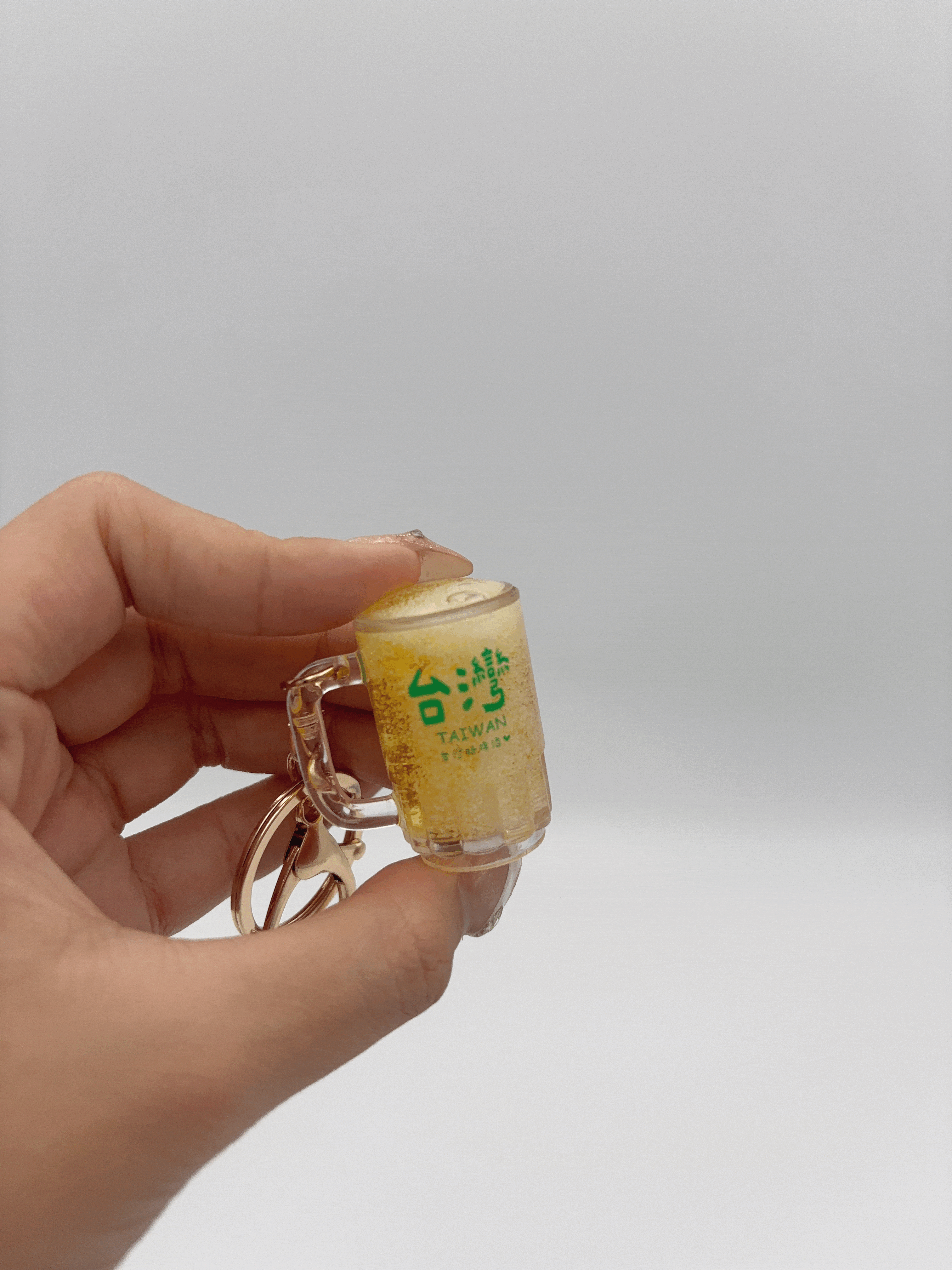 立體啤酒吊飾/鑰匙圈 