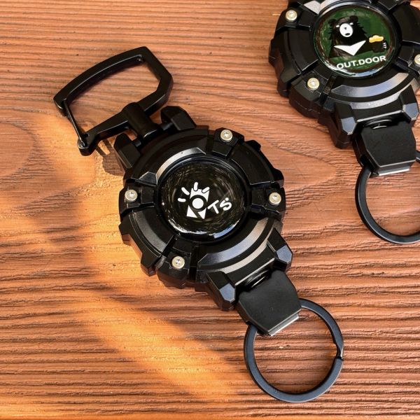 萬用伸縮拉環/證件釦/伸縮釦-台灣黑熊 