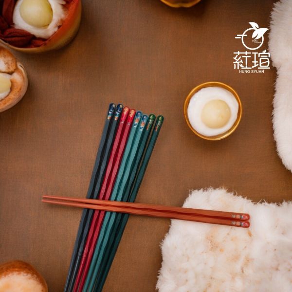 綜合款式防潮防滑家庭合金筷子 高玻抗菌筷 合金筷 五色合金筷 