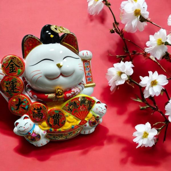 金運納財搖手招財貓~限量發售 三種款式  售完不補 