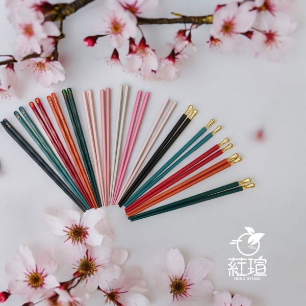 綜合款式防潮防滑家庭合金筷子 高玻抗菌筷 合金筷 五色合金筷 