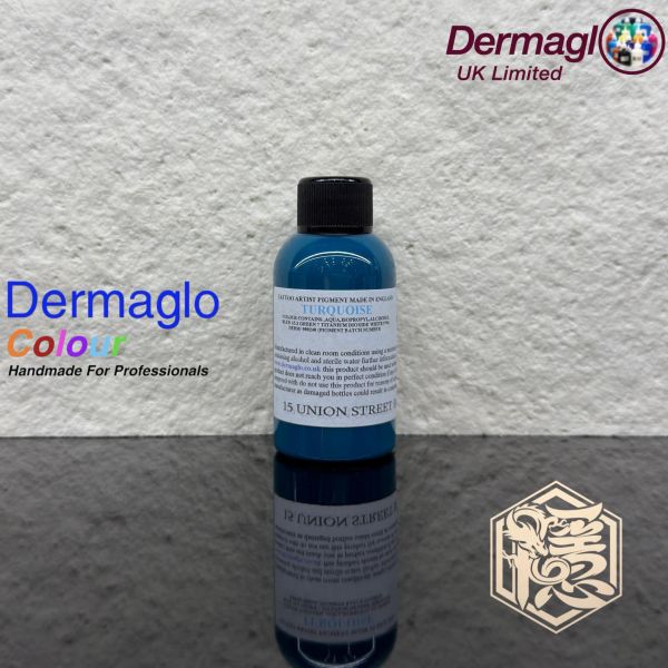 英國岱夢 - 藍綠松石 TURQUOISE - Dermaglo ink - 50ML小罐裝 - 隱龍專業刺青器材 隱龍專業刺青紋身器材,進口刺青器材,進口紋身器材,進口紋身耗材,進口紋身顏料色料,進口紋身黑色顏料色料,進口紋身彩色顏料色料,紋身電源,紋身線,紋身踏板腳踏,紋身轉印,紋身針,紋身一體針,紋身傳統長針,紋身針嘴,紋身握柄,紋身修護膏,紋身凡士林,紋身保養,紋身機,刺青機,紋身筆型機,紋身馬達機,紋身直驅機,紋身彈片機,紋身線圈機,紋身床,紋身工作車,紋身扶手,紋身用品,紋身套組。
