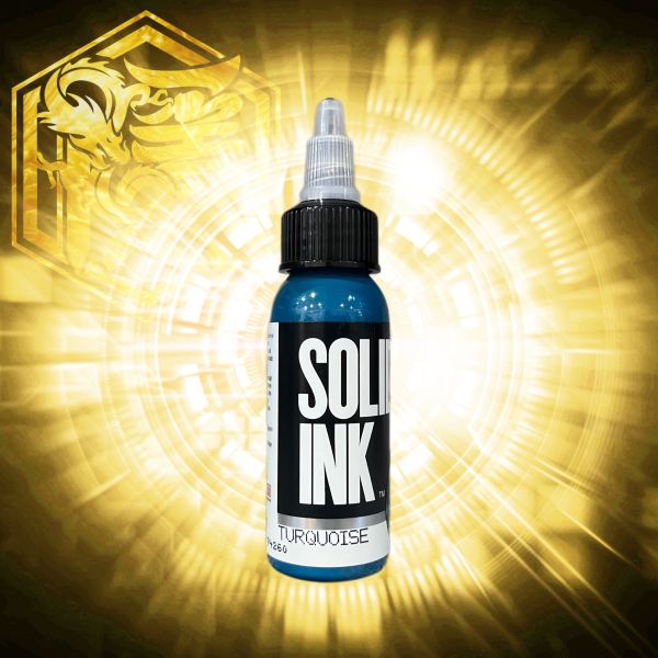 SOLID INK - 綠松石色 TURQUOISE - 1OZ(30ml) - 隱龍刺青紋身器材 隱龍專業刺青紋身器材,進口刺青器材,進口紋身器材,進口紋身耗材,進口紋身顏料色料,進口紋身黑色顏料色料,進口紋身彩色顏料色料,紋身電源,紋身線,紋身踏板腳踏,紋身轉印,紋身皮膚筆,紋身手繪筆,紋身針嘴,紋身握柄,紋身修護膏,紋身凡士林,紋身保養,紋身機,刺青機,紋身筆型機,紋身馬達機,紋身直驅機,紋身彈片機,紋身線圈機,紋身床,紋身工作車,紋身扶手,紋身用品,紋身新手套組。