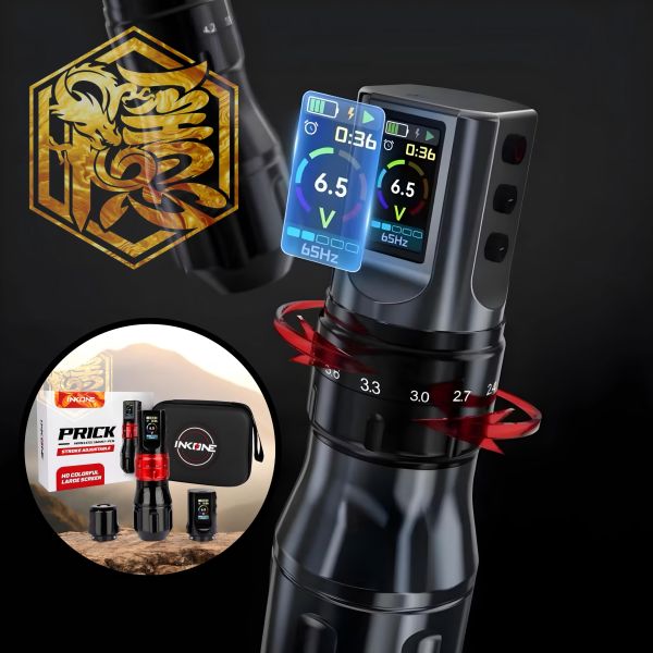 推薦高CP INKONE 雙電源 無線紋身調節筆 可調七段軸距行程 2.4~4.2 含轉接頭 顏色可選 大全套組 - 隱龍刺青紋身器材 隱龍專業刺青紋身器材,進口刺青器材,進口紋身器材,進口紋身耗材,進口紋身顏料色料,進口紋身黑色顏料色料,進口紋身彩色顏料色料,紋身電源,紋身線,紋身踏板腳踏,紋身轉印,紋身針,紋身一體針,紋身傳統長針,紋身針嘴,紋身握柄,紋身修護膏,紋身凡士林,紋身保養,紋身機,刺青機,紋身筆型機,紋身馬達機,紋身直驅機,紋身彈片機,紋身線圈機,紋身床,紋身工作車,紋身扶手,紋身用品,紋身套組。