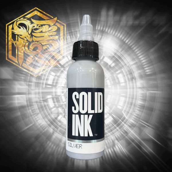 SOLID INK - 銀色 SILVER - 2OZ(60ml) - 隱龍刺青紋身器材 隱龍專業刺青紋身器材,進口刺青器材,進口紋身器材,進口紋身耗材,進口紋身顏料色料,進口紋身黑色顏料色料,進口紋身彩色顏料色料,紋身電源,紋身線,紋身踏板腳踏,紋身轉印,紋身皮膚筆,紋身手繪筆,紋身針嘴,紋身握柄,紋身修護膏,紋身凡士林,紋身保養,紋身機,刺青機,紋身筆型機,紋身馬達機,紋身直驅機,紋身彈片機,紋身線圈機,紋身床,紋身工作車,紋身扶手,紋身用品,紋身新手套組。