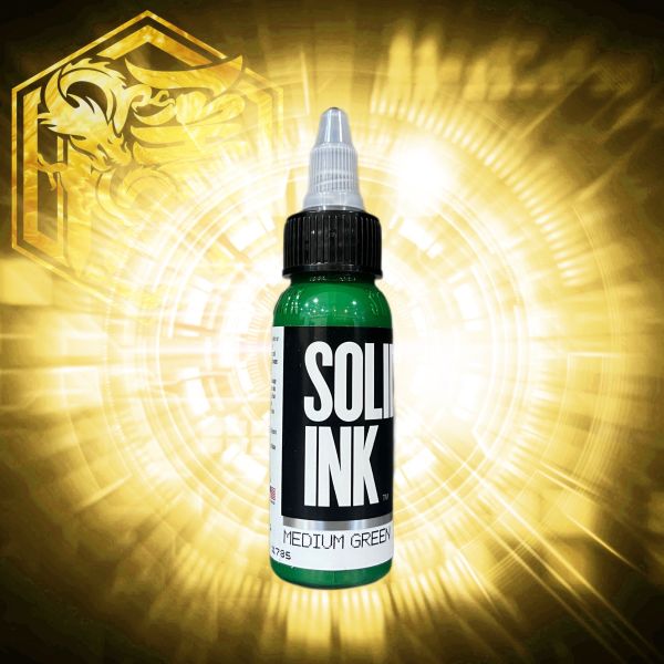 SOLID INK - 中綠色 MEDIUM GREEN - 1OZ(30ml) - 隱龍刺青紋身器材 隱龍專業刺青紋身器材,進口刺青器材,進口紋身器材,進口紋身耗材,進口紋身顏料色料,進口紋身黑色顏料色料,進口紋身彩色顏料色料,紋身電源,紋身線,紋身踏板腳踏,紋身轉印,紋身皮膚筆,紋身手繪筆,紋身針嘴,紋身握柄,紋身修護膏,紋身凡士林,紋身保養,紋身機,刺青機,紋身筆型機,紋身馬達機,紋身直驅機,紋身彈片機,紋身線圈機,紋身床,紋身工作車,紋身扶手,紋身用品,紋身新手套組。