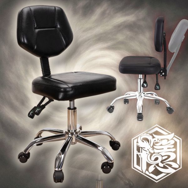 多職業工作椅 紋身工作椅 刺青工作椅 氣壓升降 椅子 椅背可調 耐重120公斤 - 隱龍刺青紋身器材 隱龍專業刺青紋身器材,進口刺青器材,進口紋身器材,進口紋身耗材,進口紋身顏料色料,進口紋身黑色顏料色料,進口紋身彩色顏料色料,紋身電源,紋身線,紋身踏板腳踏,紋身轉印,紋身針,紋身一體針,紋身傳統長針,紋身針嘴,紋身握柄,紋身修護膏,紋身凡士林,紋身保養,紋身機,刺青機,紋身筆型機,紋身馬達機,紋身直驅機,紋身彈片機,紋身線圈機,紋身床,紋身工作車,紋身扶手,紋身用品,紋身套組。
