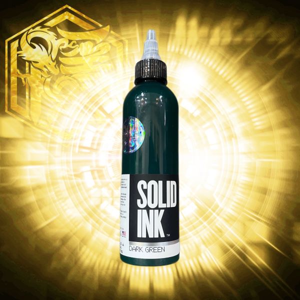 SOLID INK - 深綠色 DARK GREEN - 4OZ(120ml) - 隱龍刺青紋身器材 隱龍專業刺青紋身器材,進口刺青器材,進口紋身器材,進口紋身耗材,進口紋身顏料色料,進口紋身黑色顏料色料,進口紋身彩色顏料色料,紋身電源,紋身線,紋身踏板腳踏,紋身轉印,紋身皮膚筆,紋身手繪筆,紋身針嘴,紋身握柄,紋身修護膏,紋身凡士林,紋身保養,紋身機,刺青機,紋身筆型機,紋身馬達機,紋身直驅機,紋身彈片機,紋身線圈機,紋身床,紋身工作車,紋身扶手,紋身用品,紋身新手套組。