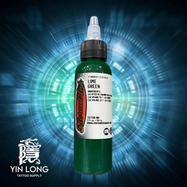 Lime Green - 檸檬綠 - 2oz(60ml) - 伊特諾 Eternal Ink - 隱龍刺青紋身器材 隱龍專業刺青紋身器材,進口刺青器材,進口紋身器材,進口紋身耗材,進口紋身顏料色料,進口紋身黑色顏料色料,進口紋身彩色顏料色料,紋身電源,紋身線,紋身踏板腳踏,紋身轉印,紋身針,紋身一體針,紋身傳統長針,紋身針嘴,紋身握柄,紋身修護膏,紋身凡士林,紋身保養,紋身機,刺青機,紋身筆型機,紋身馬達機,紋身直驅機,紋身彈片機,紋身線圈機,紋身床,紋身工作車,紋身扶手,紋身用品,紋身套組。