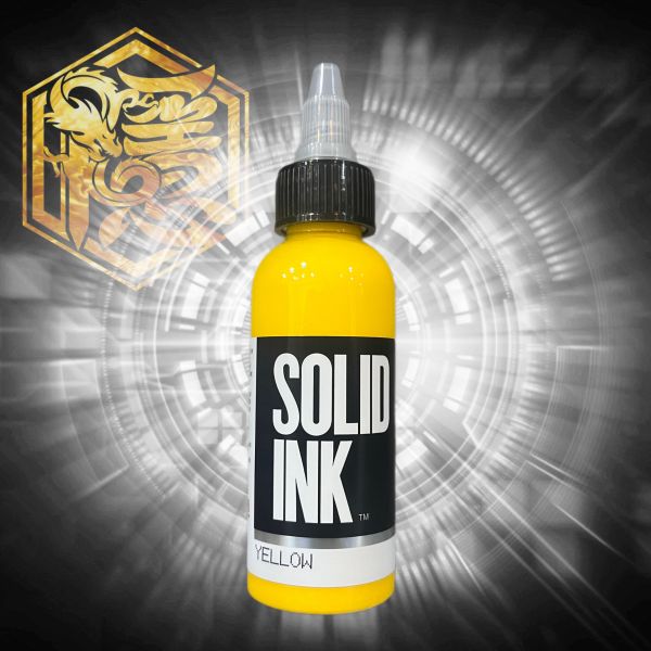 SOLID INK - 黃色 YELLOW - 2OZ(60ml) - 隱龍刺青紋身器材 隱龍專業刺青紋身器材,進口刺青器材,進口紋身器材,進口紋身耗材,進口紋身顏料色料,進口紋身黑色顏料色料,進口紋身彩色顏料色料,紋身電源,紋身線,紋身踏板腳踏,紋身轉印,紋身皮膚筆,紋身手繪筆,紋身針嘴,紋身握柄,紋身修護膏,紋身凡士林,紋身保養,紋身機,刺青機,紋身筆型機,紋身馬達機,紋身直驅機,紋身彈片機,紋身線圈機,紋身床,紋身工作車,紋身扶手,紋身用品,紋身新手套組。