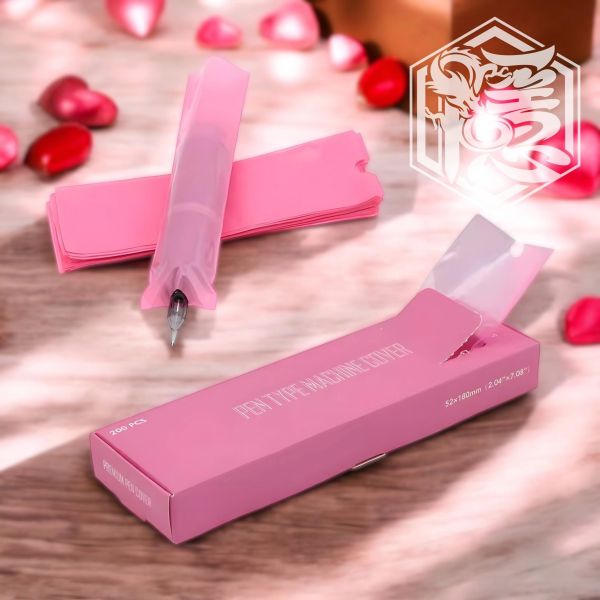 粉色系 筆型機專用衛生保潔套 - (200Pcs/盒) - 規格可選 - 隱龍刺青紋身器材 隱龍專業刺青紋身器材,進口刺青器材,進口紋身器材,進口紋身耗材,進口紋身顏料色料,進口紋身黑色顏料色料,進口紋身彩色顏料色料,紋身電源,紋身線,紋身踏板腳踏,紋身轉印,紋身針,紋身一體針,紋身傳統長針,紋身針嘴,紋身握柄,紋身修護膏,紋身凡士林,紋身保養,紋身機,刺青機,紋身筆型機,紋身馬達機,紋身直驅機,紋身彈片機,紋身線圈機,紋身床,紋身工作車,紋身扶手,紋身用品,紋身套組。