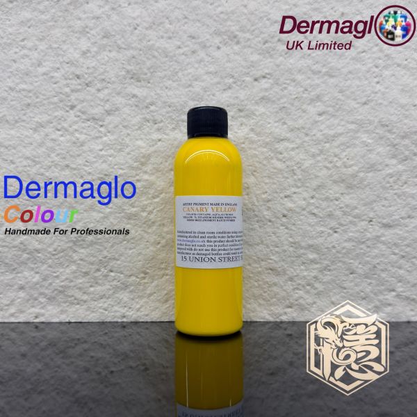 英國岱夢 - 金絲雀亮黃 CANARY YELLOW - Dermaglo ink - 100ML大罐裝 - 隱龍專業刺青器材 隱龍專業刺青紋身器材,進口刺青器材,進口紋身器材,進口紋身耗材,進口紋身顏料色料,進口紋身黑色顏料色料,進口紋身彩色顏料色料,紋身電源,紋身線,紋身踏板腳踏,紋身轉印,紋身針,紋身一體針,紋身傳統長針,紋身針嘴,紋身握柄,紋身修護膏,紋身凡士林,紋身保養,紋身機,刺青機,紋身筆型機,紋身馬達機,紋身直驅機,紋身彈片機,紋身線圈機,紋身床,紋身工作車,紋身扶手,紋身用品,紋身套組。