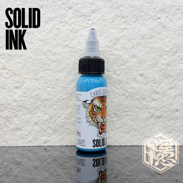 SOLID INK - CHRIS GARVER - 亮米奇里藍 MIKIRI LIGHT - 1OZ(30ml) - 隱龍刺青紋身器材 隱龍專業刺青紋身器材,進口刺青器材,進口紋身器材,進口紋身耗材,進口紋身顏料色料,進口紋身黑色顏料色料,進口紋身彩色顏料色料,紋身電源,紋身線,紋身踏板腳踏,紋身轉印,紋身皮膚筆,紋身手繪筆,紋身針嘴,紋身握柄,紋身修護膏,紋身凡士林,紋身保養,紋身機,刺青機,紋身筆型機,紋身馬達機,紋身直驅機,紋身彈片機,紋身線圈機,紋身床,紋身工作車,紋身扶手,紋身用品,紋身新手套組。