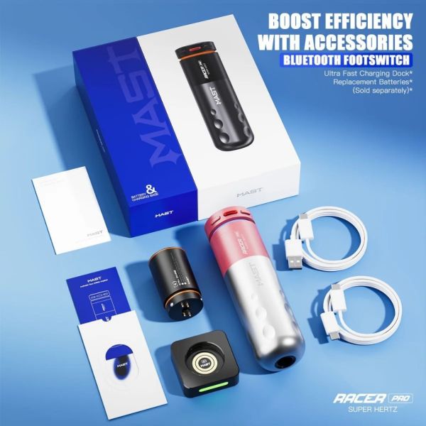 最新版 MAST Racer Pro 雙電源 無線變頻紋身短筆 正常變頻 雙模式一鍵切換 變頻可調三種軟硬 - 隱龍刺青紋身器材 隱龍專業刺青紋身器材,進口刺青器材,進口紋身器材,進口紋身耗材,進口紋身顏料色料,進口紋身黑色顏料色料,進口紋身彩色顏料色料,紋身電源,紋身線,紋身踏板腳踏,紋身轉印,紋身針,紋身一體針,紋身傳統長針,紋身針嘴,紋身握柄,紋身修護膏,紋身凡士林,紋身保養,紋身機,刺青機,紋身筆型機,紋身馬達機,紋身直驅機,紋身彈片機,紋身線圈機,紋身床,紋身工作車,紋身扶手,紋身用品,紋身套組。