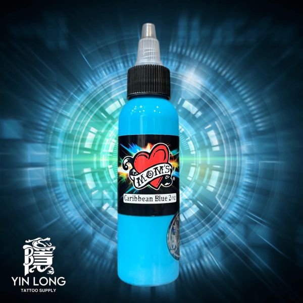 Caribbean Blue - 天使藍 - 2oz(60ml) - Mom's Ink - 隱龍刺青紋身器材 隱龍專業刺青紋身器材,進口刺青器材,進口紋身器材,進口紋身耗材,進口紋身顏料色料,進口紋身黑色顏料色料,進口紋身彩色顏料色料,紋身電源,紋身線,紋身踏板腳踏,紋身轉印,紋身皮膚筆,紋身手繪筆,紋身針嘴,紋身握柄,紋身修護膏,紋身凡士林,紋身保養,紋身機,刺青機,紋身筆型機,紋身馬達機,紋身直驅機,紋身彈片機,紋身線圈機,紋身床,紋身工作車,紋身扶手,紋身用品,紋身新手套組。