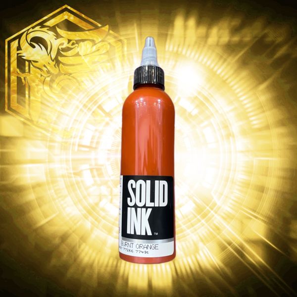 SOLID INK - 焦橙橘 BURNT ORANGE - 4OZ(120ml) - 隱龍刺青紋身器材 隱龍專業刺青紋身器材,進口刺青器材,進口紋身器材,進口紋身耗材,進口紋身顏料色料,進口紋身黑色顏料色料,進口紋身彩色顏料色料,紋身電源,紋身線,紋身踏板腳踏,紋身轉印,紋身皮膚筆,紋身手繪筆,紋身針嘴,紋身握柄,紋身修護膏,紋身凡士林,紋身保養,紋身機,刺青機,紋身筆型機,紋身馬達機,紋身直驅機,紋身彈片機,紋身線圈機,紋身床,紋身工作車,紋身扶手,紋身用品,紋身新手套組。