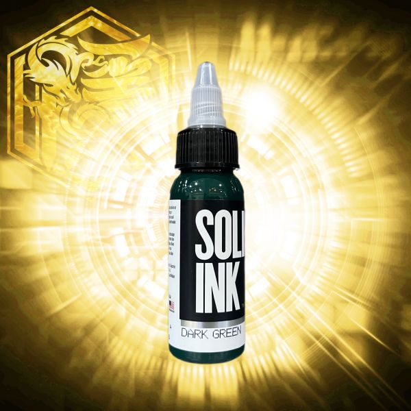SOLID INK - 深綠色 DARK GREEN - 1OZ(30ml) - 隱龍刺青紋身器材 隱龍專業刺青紋身器材,進口刺青器材,進口紋身器材,進口紋身耗材,進口紋身顏料色料,進口紋身黑色顏料色料,進口紋身彩色顏料色料,紋身電源,紋身線,紋身踏板腳踏,紋身轉印,紋身皮膚筆,紋身手繪筆,紋身針嘴,紋身握柄,紋身修護膏,紋身凡士林,紋身保養,紋身機,刺青機,紋身筆型機,紋身馬達機,紋身直驅機,紋身彈片機,紋身線圈機,紋身床,紋身工作車,紋身扶手,紋身用品,紋身新手套組。