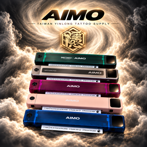 台灣通用款 最新顯屏版 AIMO 新世代無線藍芽紋身轉印機 AIMO官方授權認證總代理 轉印相關器材全系列可選 - 隱龍刺青紋身器材 隱龍專業刺青紋身器材,進口刺青器材,進口紋身器材,進口紋身耗材,進口紋身顏料色料,進口紋身黑色顏料色料,進口紋身彩色顏料色料,紋身電源,紋身線,紋身踏板腳踏,紋身轉印,紋身針,紋身一體針,紋身傳統長針,紋身針嘴,紋身握柄,紋身修護膏,紋身凡士林,紋身保養,紋身機,刺青機,紋身筆型機,紋身馬達機,紋身直驅機,紋身彈片機,紋身線圈機,紋身床,紋身工作車,紋身扶手,紋身用品,紋身套組。