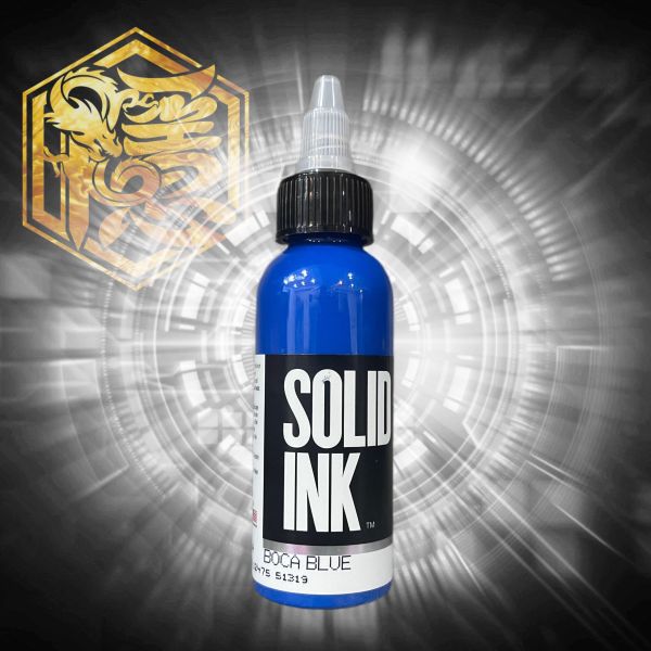 SOLID INK - 博卡藍 BOCA BLUE - 2OZ(60ml) - 隱龍刺青紋身器材 隱龍專業刺青紋身器材,進口刺青器材,進口紋身器材,進口紋身耗材,進口紋身顏料色料,進口紋身黑色顏料色料,進口紋身彩色顏料色料,紋身電源,紋身線,紋身踏板腳踏,紋身轉印,紋身皮膚筆,紋身手繪筆,紋身針嘴,紋身握柄,紋身修護膏,紋身凡士林,紋身保養,紋身機,刺青機,紋身筆型機,紋身馬達機,紋身直驅機,紋身彈片機,紋身線圈機,紋身床,紋身工作車,紋身扶手,紋身用品,紋身新手套組。