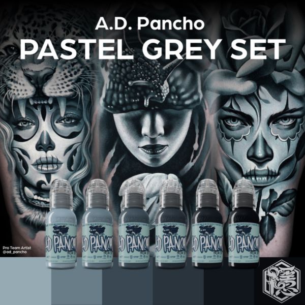 美國歐菲斯 World Famous Ink 冷灰色 6色漸層套組 - 1OZ套組 - 隱龍刺青紋身器材 隱龍專業刺青紋身器材,進口刺青器材,進口紋身器材,進口紋身耗材,進口紋身顏料色料,進口紋身黑色顏料色料,進口紋身彩色顏料色料,紋身電源,紋身線,紋身踏板腳踏,紋身轉印,紋身針,紋身一體針,紋身傳統長針,紋身針嘴,紋身握柄,紋身修護膏,紋身凡士林,紋身保養,紋身機,刺青機,紋身筆型機,紋身馬達機,紋身直驅機,紋身彈片機,紋身線圈機,紋身床,紋身工作車,紋身扶手,紋身用品,紋身套組。