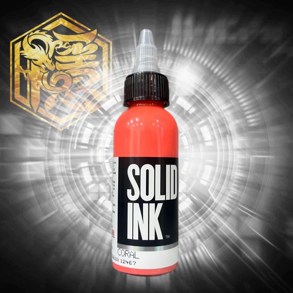 SOLID INK - 珊瑚橘粉色 CORAL - 2OZ(60ml) - 隱龍刺青紋身器材 隱龍專業刺青紋身器材,進口刺青器材,進口紋身器材,進口紋身耗材,進口紋身顏料色料,進口紋身黑色顏料色料,進口紋身彩色顏料色料,紋身電源,紋身線,紋身踏板腳踏,紋身轉印,紋身皮膚筆,紋身手繪筆,紋身針嘴,紋身握柄,紋身修護膏,紋身凡士林,紋身保養,紋身機,刺青機,紋身筆型機,紋身馬達機,紋身直驅機,紋身彈片機,紋身線圈機,紋身床,紋身工作車,紋身扶手,紋身用品,紋身新手套組。
