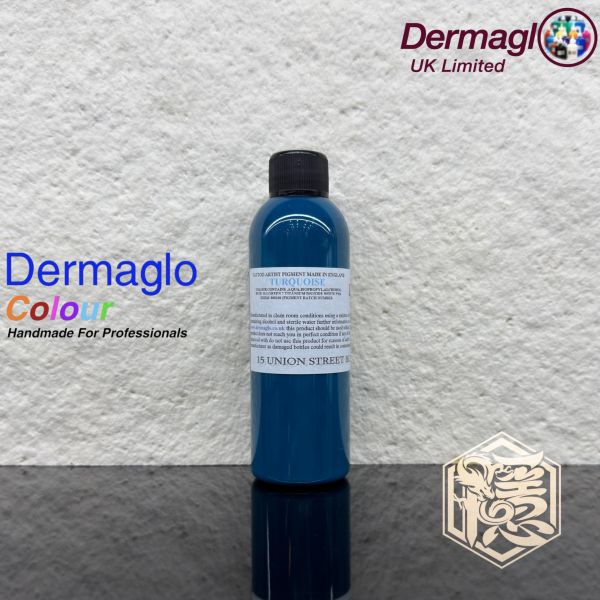 英國岱夢 - 藍綠松石 TURQUOISE - Dermaglo ink - 100ML大罐裝 - 隱龍專業刺青器材 隱龍專業刺青紋身器材,進口刺青器材,進口紋身器材,進口紋身耗材,進口紋身顏料色料,進口紋身黑色顏料色料,進口紋身彩色顏料色料,紋身電源,紋身線,紋身踏板腳踏,紋身轉印,紋身針,紋身一體針,紋身傳統長針,紋身針嘴,紋身握柄,紋身修護膏,紋身凡士林,紋身保養,紋身機,刺青機,紋身筆型機,紋身馬達機,紋身直驅機,紋身彈片機,紋身線圈機,紋身床,紋身工作車,紋身扶手,紋身用品,紋身套組。