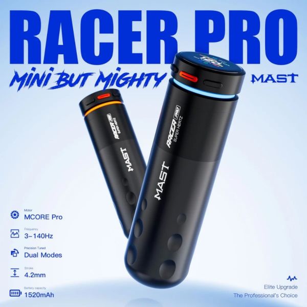 最新版 MAST Racer Pro 雙電源 無線變頻紋身短筆 正常變頻 雙模式一鍵切換 變頻可調三種軟硬 - 隱龍刺青紋身器材 隱龍專業刺青紋身器材,進口刺青器材,進口紋身器材,進口紋身耗材,進口紋身顏料色料,進口紋身黑色顏料色料,進口紋身彩色顏料色料,紋身電源,紋身線,紋身踏板腳踏,紋身轉印,紋身針,紋身一體針,紋身傳統長針,紋身針嘴,紋身握柄,紋身修護膏,紋身凡士林,紋身保養,紋身機,刺青機,紋身筆型機,紋身馬達機,紋身直驅機,紋身彈片機,紋身線圈機,紋身床,紋身工作車,紋身扶手,紋身用品,紋身套組。