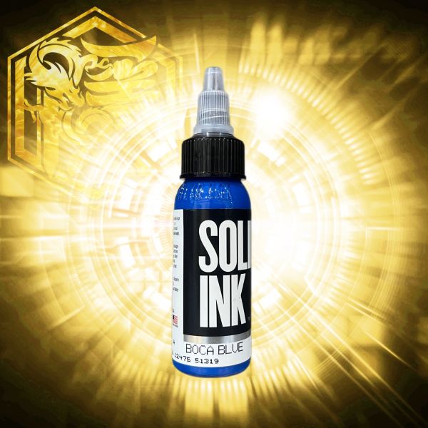 SOLID INK - 博卡藍 BOCA BLUE - 1OZ(30ml) - 隱龍刺青紋身器材 隱龍專業刺青紋身器材,進口刺青器材,進口紋身器材,進口紋身耗材,進口紋身顏料色料,進口紋身黑色顏料色料,進口紋身彩色顏料色料,紋身電源,紋身線,紋身踏板腳踏,紋身轉印,紋身皮膚筆,紋身手繪筆,紋身針嘴,紋身握柄,紋身修護膏,紋身凡士林,紋身保養,紋身機,刺青機,紋身筆型機,紋身馬達機,紋身直驅機,紋身彈片機,紋身線圈機,紋身床,紋身工作車,紋身扶手,紋身用品,紋身新手套組。
