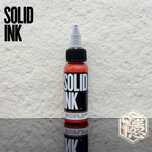 SOLID INK - 新色 傳統重橘 TRADITIONAL ORANGE - 1OZ(30ml) - 隱龍刺青紋身器材 隱龍專業刺青紋身器材,進口刺青器材,進口紋身器材,進口紋身耗材,進口紋身顏料色料,進口紋身黑色顏料色料,進口紋身彩色顏料色料,紋身電源,紋身線,紋身踏板腳踏,紋身轉印,紋身皮膚筆,紋身手繪筆,紋身針嘴,紋身握柄,紋身修護膏,紋身凡士林,紋身保養,紋身機,刺青機,紋身筆型機,紋身馬達機,紋身直驅機,紋身彈片機,紋身線圈機,紋身床,紋身工作車,紋身扶手,紋身用品,紋身新手套組。