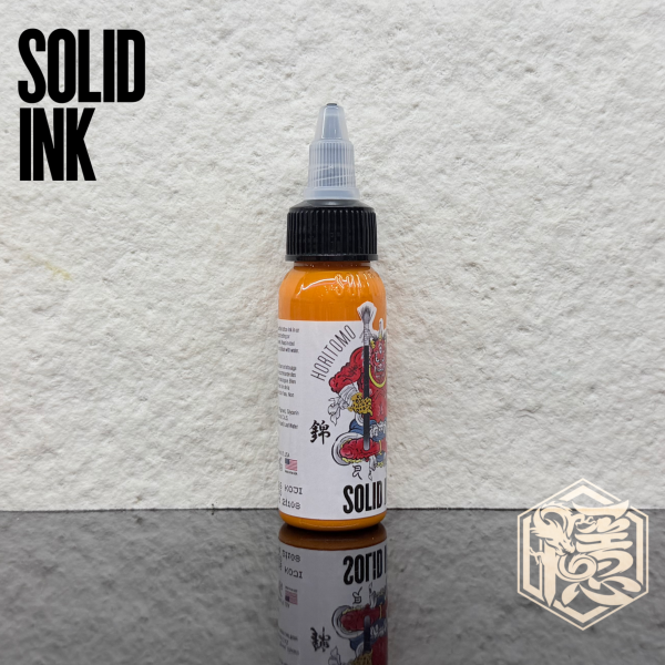 SOLID INK - HORITOMO - 日本金 KOJI - 1OZ(30ml) - 隱龍刺青紋身器材 隱龍專業刺青紋身器材,進口刺青器材,進口紋身器材,進口紋身耗材,進口紋身顏料色料,進口紋身黑色顏料色料,進口紋身彩色顏料色料,紋身電源,紋身線,紋身踏板腳踏,紋身轉印,紋身皮膚筆,紋身手繪筆,紋身針嘴,紋身握柄,紋身修護膏,紋身凡士林,紋身保養,紋身機,刺青機,紋身筆型機,紋身馬達機,紋身直驅機,紋身彈片機,紋身線圈機,紋身床,紋身工作車,紋身扶手,紋身用品,紋身新手套組。