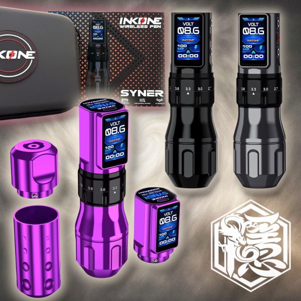 超高CP - INKONE SYNER 雙電源無線調節筆 大全套組｜可調七段軸距行程2.4~4.2｜可插線可無線通用 - 隱龍刺青紋身器材 隱龍專業刺青紋身器材,進口刺青器材,進口紋身器材,進口紋身耗材,進口紋身顏料色料,進口紋身黑色顏料色料,進口紋身彩色顏料色料,紋身電源,紋身線,紋身踏板腳踏,紋身轉印,紋身針,紋身一體針,紋身傳統長針,紋身針嘴,紋身握柄,紋身修護膏,紋身凡士林,紋身保養,紋身機,刺青機,紋身筆型機,紋身馬達機,紋身直驅機,紋身彈片機,紋身線圈機,紋身床,紋身工作車,紋身扶手,紋身用品,紋身套組。