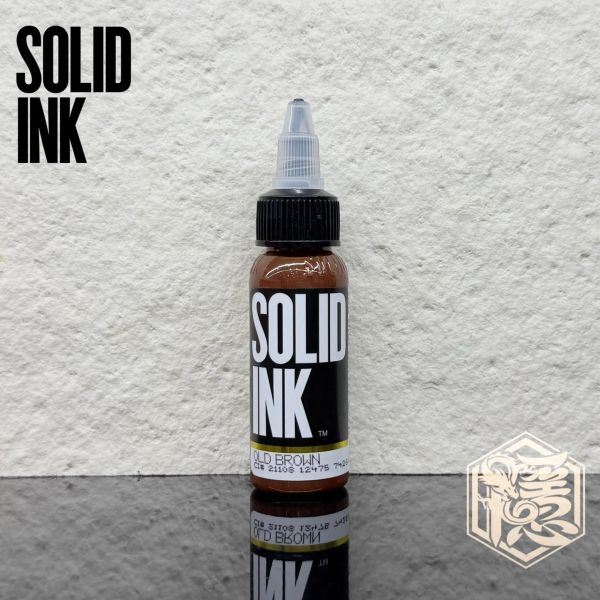 SOLID INK - 新色 老棕色 OLD BROWN - 1OZ(30ml) - 隱龍刺青紋身器材 隱龍專業刺青紋身器材,進口刺青器材,進口紋身器材,進口紋身耗材,進口紋身顏料色料,進口紋身黑色顏料色料,進口紋身彩色顏料色料,紋身電源,紋身線,紋身踏板腳踏,紋身轉印,紋身皮膚筆,紋身手繪筆,紋身針嘴,紋身握柄,紋身修護膏,紋身凡士林,紋身保養,紋身機,刺青機,紋身筆型機,紋身馬達機,紋身直驅機,紋身彈片機,紋身線圈機,紋身床,紋身工作車,紋身扶手,紋身用品,紋身新手套組。
