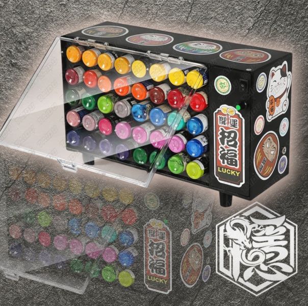 紋身色料防塵放置收納箱 可放40瓶1OZ紋身色料 全方位功能 滾動/收納/展示/裝飾/防塵 集於一身 - 隱龍刺青紋身器材 隱龍專業刺青紋身器材,進口刺青器材,進口紋身器材,進口紋身耗材,進口紋身顏料色料,進口紋身黑色顏料色料,進口紋身彩色顏料色料,紋身電源,紋身線,紋身踏板腳踏,紋身轉印,紋身針,紋身一體針,紋身傳統長針,紋身針嘴,紋身握柄,紋身修護膏,紋身凡士林,紋身保養,紋身機,刺青機,紋身筆型機,紋身馬達機,紋身直驅機,紋身彈片機,紋身線圈機,紋身床,紋身工作車,紋身扶手,紋身用品,紋身套組。