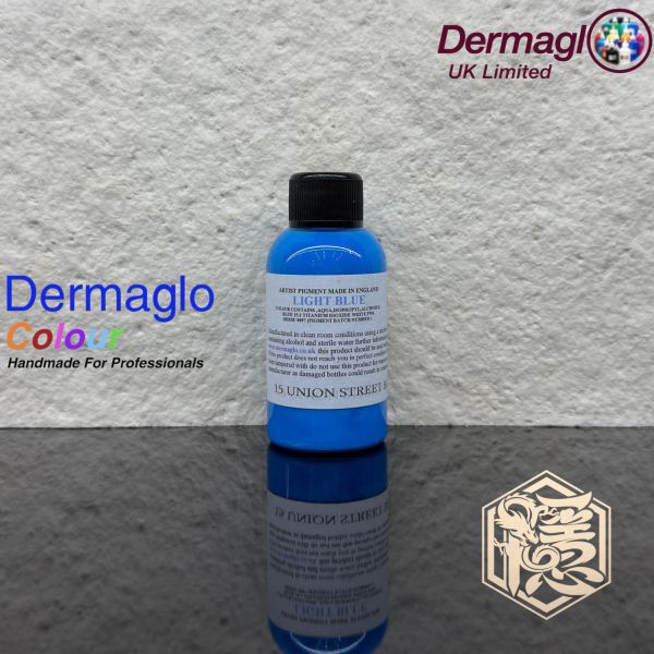 英國岱夢 - 亮藍色 LIGHT BLUE - Dermaglo ink - 50ML小罐裝 - 隱龍專業刺青器材 隱龍專業刺青紋身器材,進口刺青器材,進口紋身器材,進口紋身耗材,進口紋身顏料色料,進口紋身黑色顏料色料,進口紋身彩色顏料色料,紋身電源,紋身線,紋身踏板腳踏,紋身轉印,紋身針,紋身一體針,紋身傳統長針,紋身針嘴,紋身握柄,紋身修護膏,紋身凡士林,紋身保養,紋身機,刺青機,紋身筆型機,紋身馬達機,紋身直驅機,紋身彈片機,紋身線圈機,紋身床,紋身工作車,紋身扶手,紋身用品,紋身套組。