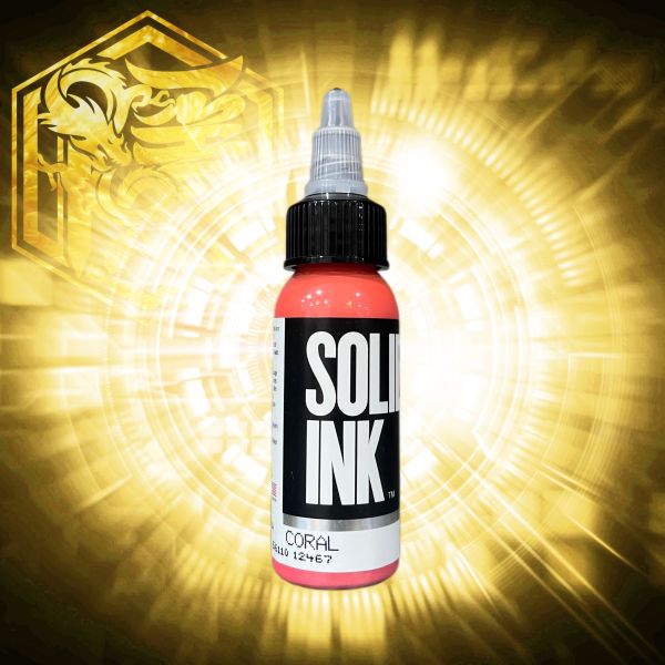 SOLID INK - 珊瑚橘粉色 CORAL - 1OZ(30ml) - 隱龍刺青紋身器材 隱龍專業刺青紋身器材,進口刺青器材,進口紋身器材,進口紋身耗材,進口紋身顏料色料,進口紋身黑色顏料色料,進口紋身彩色顏料色料,紋身電源,紋身線,紋身踏板腳踏,紋身轉印,紋身皮膚筆,紋身手繪筆,紋身針嘴,紋身握柄,紋身修護膏,紋身凡士林,紋身保養,紋身機,刺青機,紋身筆型機,紋身馬達機,紋身直驅機,紋身彈片機,紋身線圈機,紋身床,紋身工作車,紋身扶手,紋身用品,紋身新手套組。