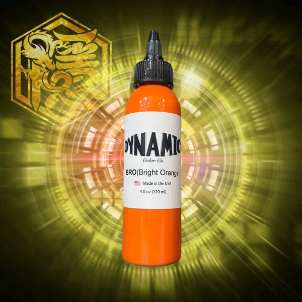 亮橘色 BRO - Bright Orange - 4OZ(120ml) - Dynamic Ink - 隱龍刺青紋身器材 隱龍專業刺青紋身器材,進口刺青器材,進口紋身器材,進口紋身耗材,進口紋身顏料色料,進口紋身黑色顏料色料,進口紋身彩色顏料色料,紋身電源,紋身線,紋身踏板腳踏,紋身轉印,紋身皮膚筆,紋身手繪筆,紋身針嘴,紋身握柄,紋身修護膏,紋身凡士林,紋身保養,紋身機,刺青機,紋身筆型機,紋身馬達機,紋身直驅機,紋身彈片機,紋身線圈機,紋身床,紋身工作車,紋身扶手,紋身用品,紋身新手套組。