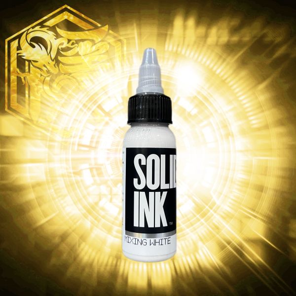 SOLID INK - 調和白 MIXING WHITE - 1OZ(30ml) - 隱龍刺青紋身器材 隱龍專業刺青紋身器材,進口刺青器材,進口紋身器材,進口紋身耗材,進口紋身顏料色料,進口紋身黑色顏料色料,進口紋身彩色顏料色料,紋身電源,紋身線,紋身踏板腳踏,紋身轉印,紋身皮膚筆,紋身手繪筆,紋身針嘴,紋身握柄,紋身修護膏,紋身凡士林,紋身保養,紋身機,刺青機,紋身筆型機,紋身馬達機,紋身直驅機,紋身彈片機,紋身線圈機,紋身床,紋身工作車,紋身扶手,紋身用品,紋身新手套組。