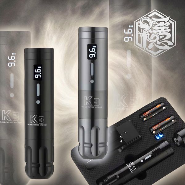 經典款K3 - 雙電池無線紋身筆 全套組 超高性價比 軸距行程4.0MM 附轉接頭 充電座 RCA線 - 隱龍刺青紋身器材 隱龍專業刺青紋身器材,進口刺青器材,進口紋身器材,進口紋身耗材,進口紋身顏料色料,進口紋身黑色顏料色料,進口紋身彩色顏料色料,紋身電源,紋身線,紋身踏板腳踏,紋身轉印,紋身針,紋身一體針,紋身傳統長針,紋身針嘴,紋身握柄,紋身修護膏,紋身凡士林,紋身保養,紋身機,刺青機,紋身筆型機,紋身馬達機,紋身直驅機,紋身彈片機,紋身線圈機,紋身床,紋身工作車,紋身扶手,紋身用品,紋身套組。