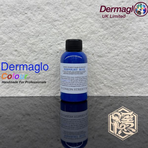 英國岱夢 - 午夜藍 MIDNIGHT BLUE - Dermaglo ink - 50ML小罐裝 - 隱龍專業刺青器材 隱龍專業刺青紋身器材,進口刺青器材,進口紋身器材,進口紋身耗材,進口紋身顏料色料,進口紋身黑色顏料色料,進口紋身彩色顏料色料,紋身電源,紋身線,紋身踏板腳踏,紋身轉印,紋身針,紋身一體針,紋身傳統長針,紋身針嘴,紋身握柄,紋身修護膏,紋身凡士林,紋身保養,紋身機,刺青機,紋身筆型機,紋身馬達機,紋身直驅機,紋身彈片機,紋身線圈機,紋身床,紋身工作車,紋身扶手,紋身用品,紋身套組。