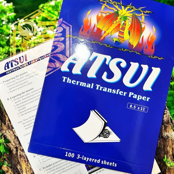 美國原廠 - 火龍牌 ATSUI 機器用紋身轉印紙 - 100張/盒 - 隱龍刺青紋身器材 隱龍專業刺青紋身器材,進口刺青器材,進口紋身器材,進口紋身耗材,進口紋身顏料色料,進口紋身黑色顏料色料,進口紋身彩色顏料色料,紋身電源,紋身線,紋身踏板腳踏,紋身轉印,紋身針,紋身一體針,紋身傳統長針,紋身針嘴,紋身握柄,紋身修護膏,紋身凡士林,紋身保養,紋身機,刺青機,紋身筆型機,紋身馬達機,紋身直驅機,紋身彈片機,紋身線圈機,紋身床,紋身工作車,紋身扶手,紋身用品,紋身套組。
