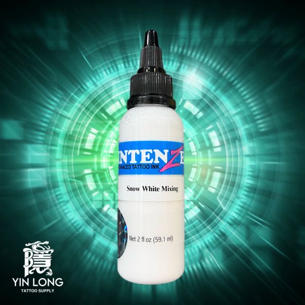 Snow White Mixing - 調和白 - 2oz(59.1ml) - Intenze Ink - 隱龍刺青紋身器材 隱龍專業刺青紋身器材,進口刺青器材,進口紋身器材,進口紋身耗材,進口紋身顏料色料,進口紋身黑色顏料色料,進口紋身彩色顏料色料,紋身電源,紋身線,紋身踏板腳踏,紋身轉印,紋身針,紋身一體針,紋身傳統長針,紋身針嘴,紋身握柄,紋身修護膏,紋身凡士林,紋身保養,紋身機,刺青機,紋身筆型機,紋身馬達機,紋身直驅機,紋身彈片機,紋身線圈機,紋身床,紋身工作車,紋身扶手,紋身用品,紋身套組。