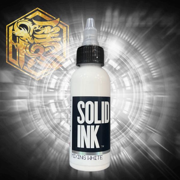 SOLID INK - 調和白 MIXING WHITE - 2OZ(60ml) - 隱龍刺青紋身器材 隱龍專業刺青紋身器材,進口刺青器材,進口紋身器材,進口紋身耗材,進口紋身顏料色料,進口紋身黑色顏料色料,進口紋身彩色顏料色料,紋身電源,紋身線,紋身踏板腳踏,紋身轉印,紋身皮膚筆,紋身手繪筆,紋身針嘴,紋身握柄,紋身修護膏,紋身凡士林,紋身保養,紋身機,刺青機,紋身筆型機,紋身馬達機,紋身直驅機,紋身彈片機,紋身線圈機,紋身床,紋身工作車,紋身扶手,紋身用品,紋身新手套組。