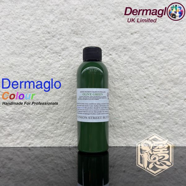 英國岱夢 - 橄欖綠 OLIVE GREEN - Dermaglo ink - 100ML大罐裝 - 隱龍專業刺青器材 隱龍專業刺青紋身器材,進口刺青器材,進口紋身器材,進口紋身耗材,進口紋身顏料色料,進口紋身黑色顏料色料,進口紋身彩色顏料色料,紋身電源,紋身線,紋身踏板腳踏,紋身轉印,紋身針,紋身一體針,紋身傳統長針,紋身針嘴,紋身握柄,紋身修護膏,紋身凡士林,紋身保養,紋身機,刺青機,紋身筆型機,紋身馬達機,紋身直驅機,紋身彈片機,紋身線圈機,紋身床,紋身工作車,紋身扶手,紋身用品,紋身套組。