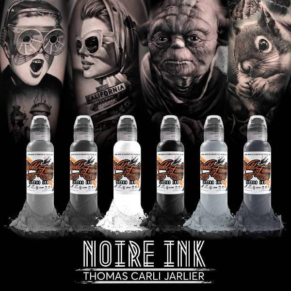 美國歐菲斯 World Famous Ink 灰色 6色漸層套組 容量1OZ - Noire Set - 隱龍刺青紋身器材 隱龍專業刺青紋身器材,進口刺青器材,進口紋身器材,進口紋身耗材,進口紋身顏料色料,進口紋身黑色顏料色料,進口紋身彩色顏料色料,紋身電源,紋身線,紋身踏板腳踏,紋身轉印,紋身針,紋身一體針,紋身傳統長針,紋身針嘴,紋身握柄,紋身修護膏,紋身凡士林,紋身保養,紋身機,刺青機,紋身筆型機,紋身馬達機,紋身直驅機,紋身彈片機,紋身線圈機,紋身床,紋身工作車,紋身扶手,紋身用品,紋身套組。