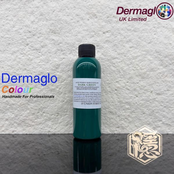 英國岱夢 - 深綠 DARK GREEN - Dermaglo ink - 100ML大罐裝 - 隱龍專業刺青器材 隱龍專業刺青紋身器材,進口刺青器材,進口紋身器材,進口紋身耗材,進口紋身顏料色料,進口紋身黑色顏料色料,進口紋身彩色顏料色料,紋身電源,紋身線,紋身踏板腳踏,紋身轉印,紋身針,紋身一體針,紋身傳統長針,紋身針嘴,紋身握柄,紋身修護膏,紋身凡士林,紋身保養,紋身機,刺青機,紋身筆型機,紋身馬達機,紋身直驅機,紋身彈片機,紋身線圈機,紋身床,紋身工作車,紋身扶手,紋身用品,紋身套組。