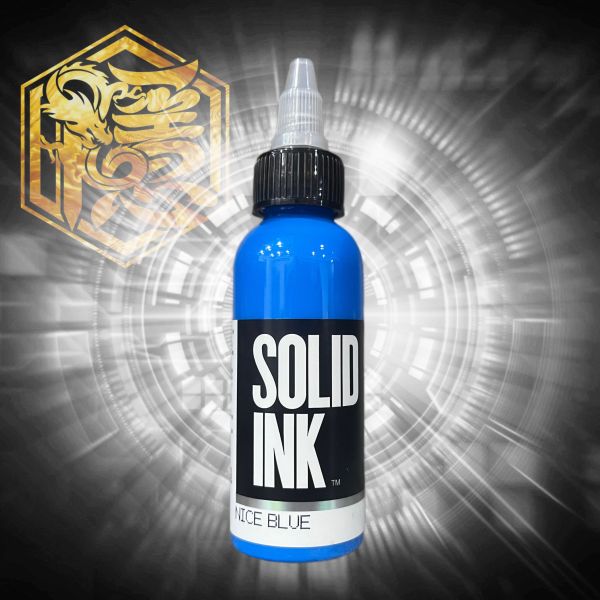 SOLID INK - 漂亮藍 NICE BLUE - 2OZ(60ml) - 隱龍刺青紋身器材 隱龍專業刺青紋身器材,進口刺青器材,進口紋身器材,進口紋身耗材,進口紋身顏料色料,進口紋身黑色顏料色料,進口紋身彩色顏料色料,紋身電源,紋身線,紋身踏板腳踏,紋身轉印,紋身皮膚筆,紋身手繪筆,紋身針嘴,紋身握柄,紋身修護膏,紋身凡士林,紋身保養,紋身機,刺青機,紋身筆型機,紋身馬達機,紋身直驅機,紋身彈片機,紋身線圈機,紋身床,紋身工作車,紋身扶手,紋身用品,紋身新手套組。