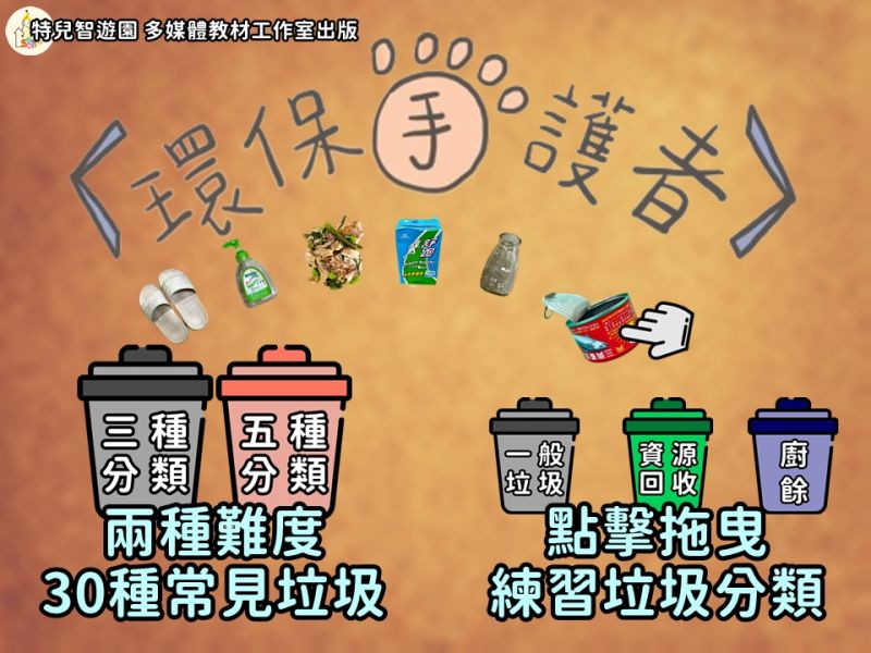 【特教_特需】環保手護者《垃圾分類與生活知能》免費無需購買❌ 資源回收,垃圾分類,環保,教案,教學,特殊教育