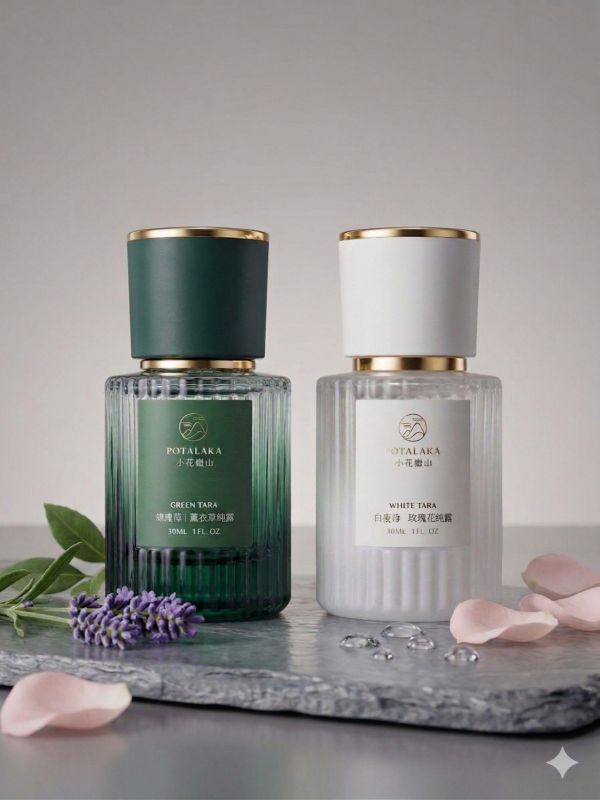 綠、白度母招財甘露組合-水月觀音之友特惠品 