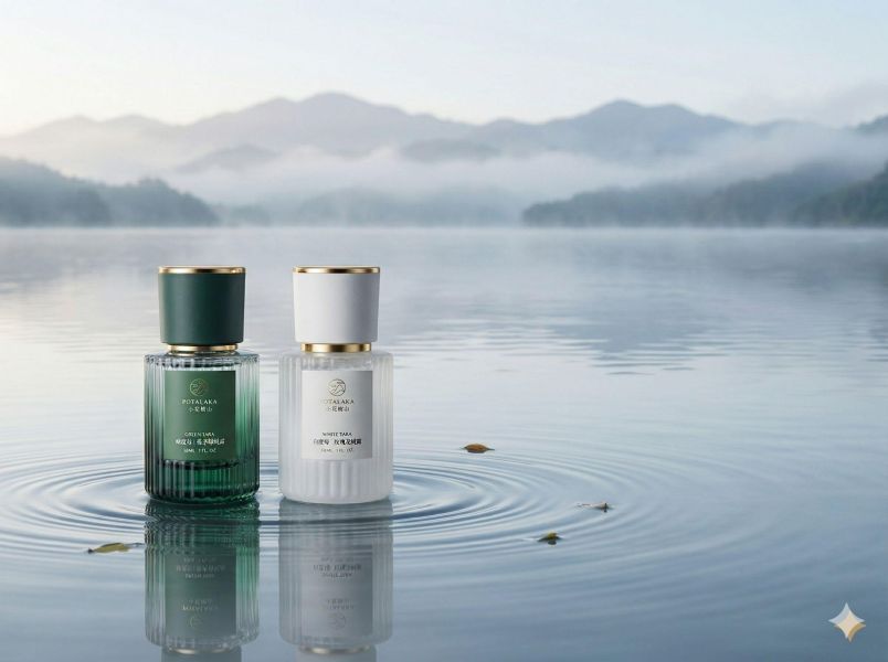 綠、白度母招財甘露組合-水月觀音之友特惠品 